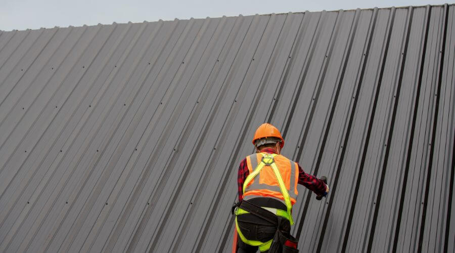 Professional metal roof installation services in Tye, TX
